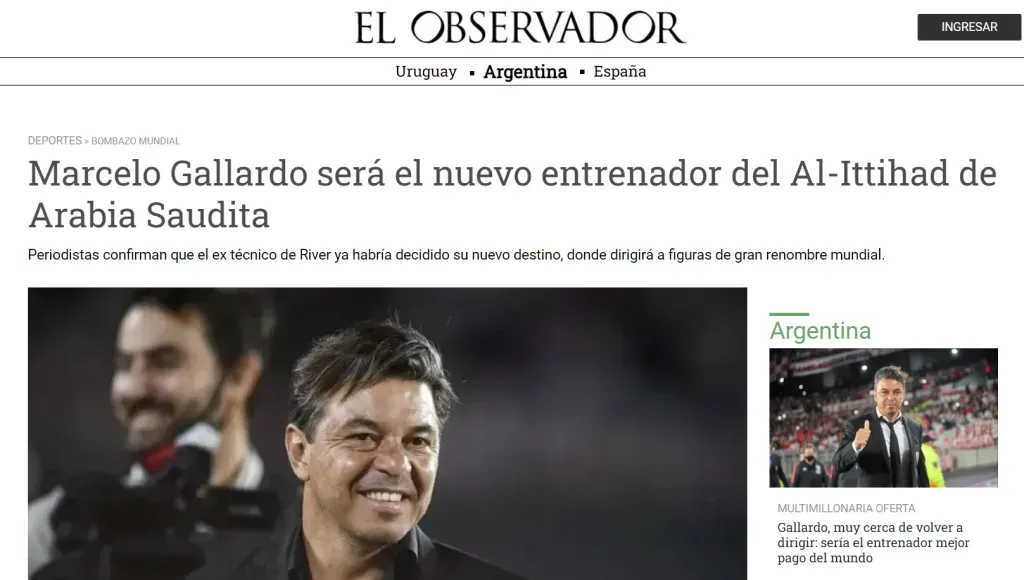 El observador de Uruguay.