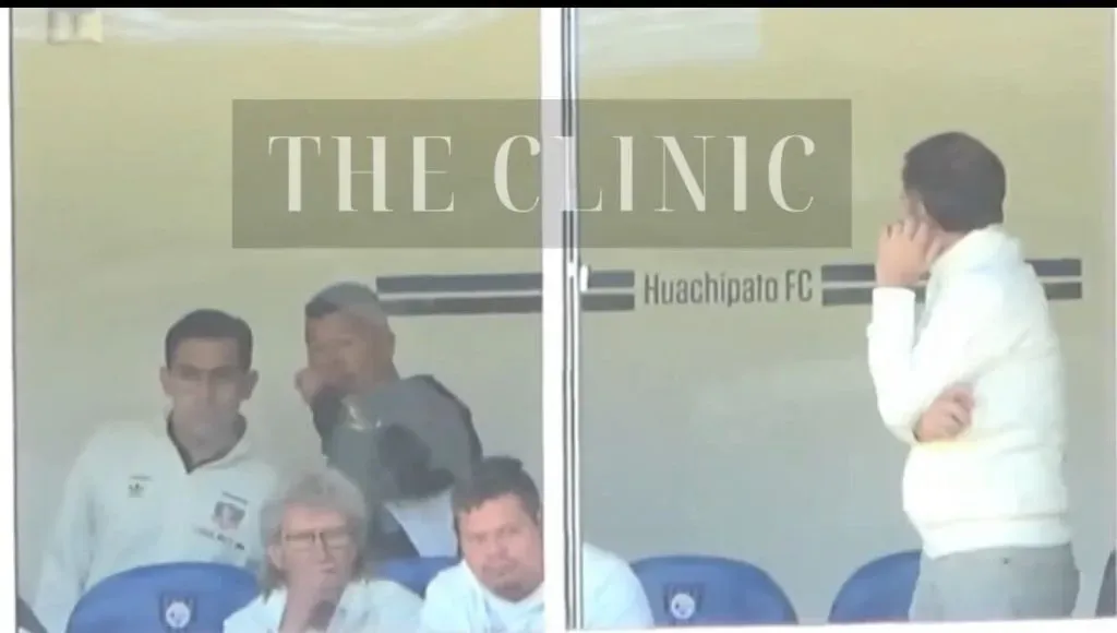 El video de la polémica con Jorge Almirón: Foto: Caputa The Clinic.