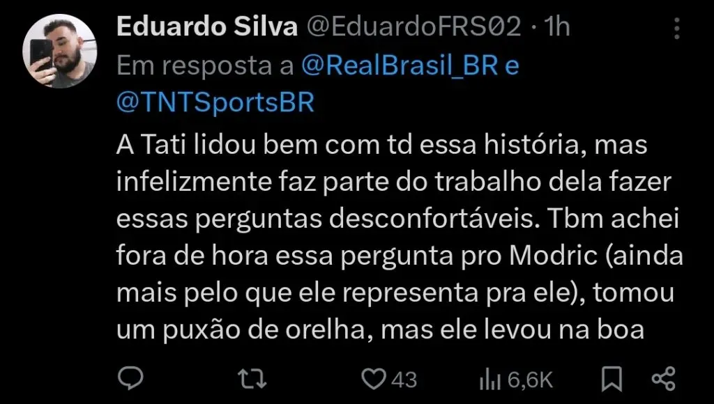 Repercussão via Twitter