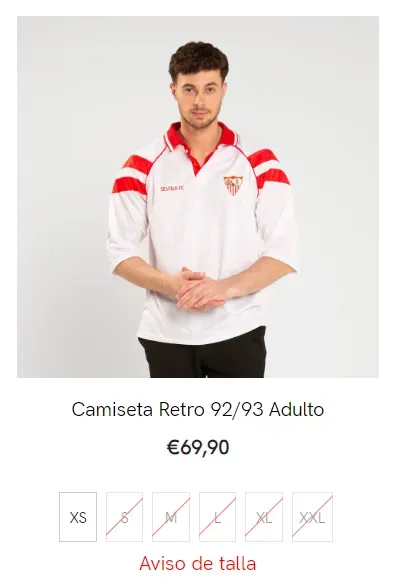 Sevilla FC 1992 - 93 Camiseta de Fútbol Retro, Comprar En Línea