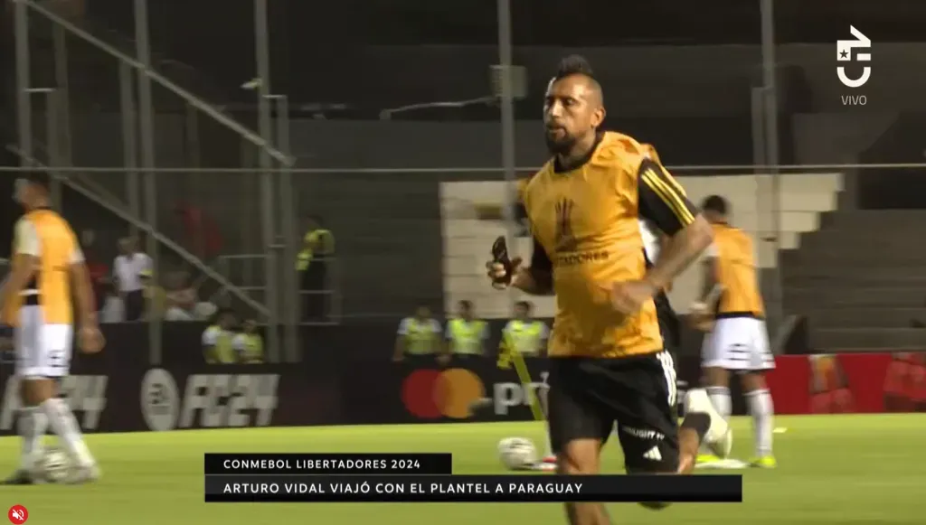 Arturo Vidal se preparó para el Superclásico