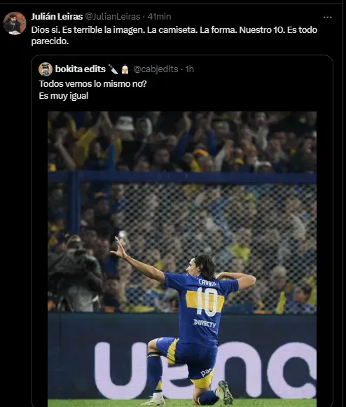 ¿Tiene un aire a la del 2007? El detalle que impactó a los hinchas de Boca.