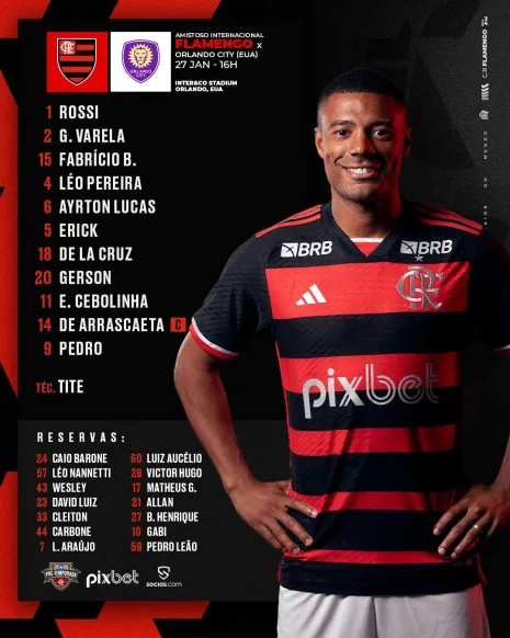 Foto: redes sociais / Flamengo