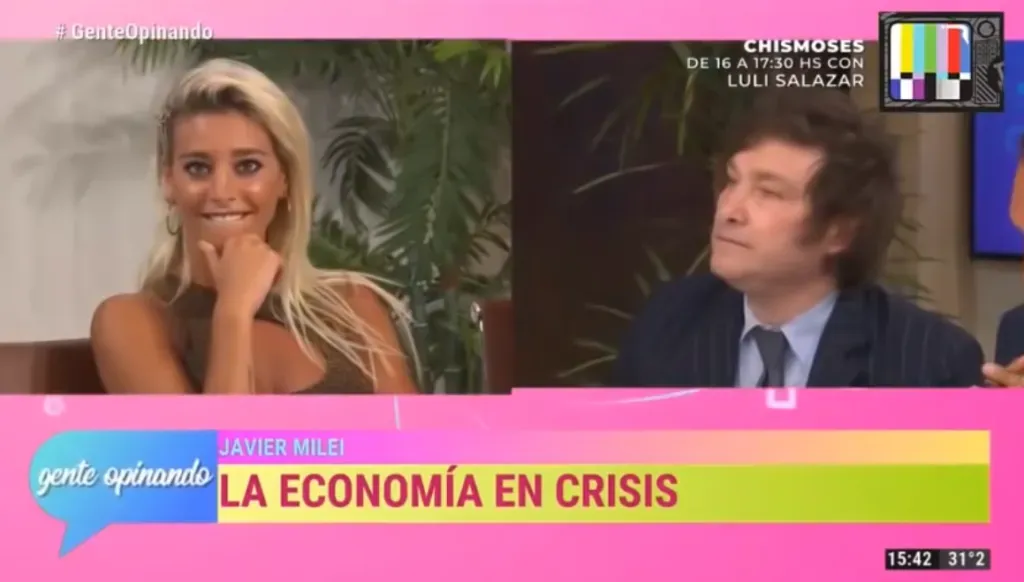 El día de la disputa entre Sol Pérez y Javier Milei.