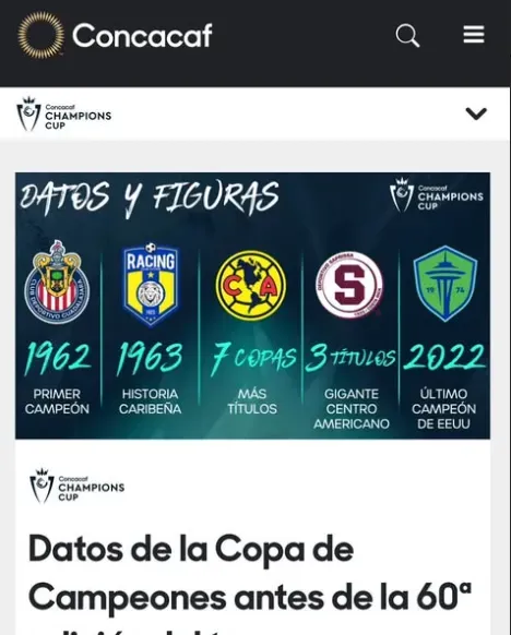 El reconocimiento de Concacaf a Saprissa. (Instagram Fanatikos)