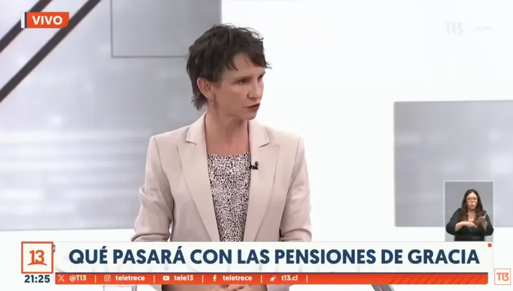 Ministra Carolina Tohá en entrevista con Canal 13