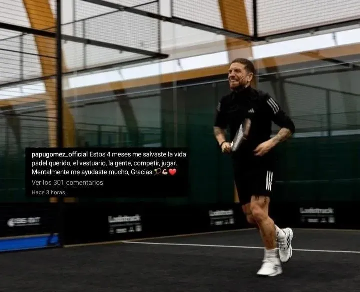 La publicación de Alejandro Gómez. (Foto: Instagram)