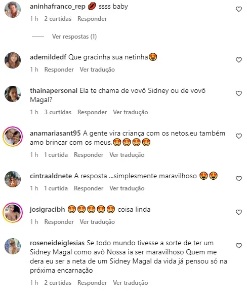 Sidney Magal aparece com rosto pintado por neta e recebe elogios na web:  'Só amor', Famosos