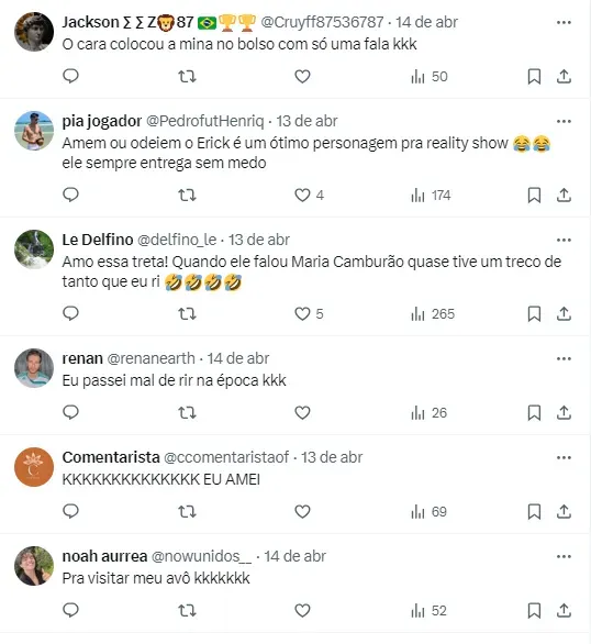 Internautas comentam sobre a temporada passada de A Grande Conquista – Foto: Twitter