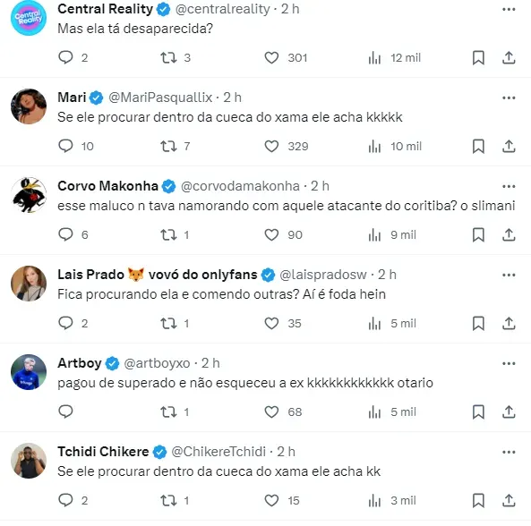 Internautas comentam sobre suposta aproximação de MC Cabelinho e Bella Campos - Foto: Twitter