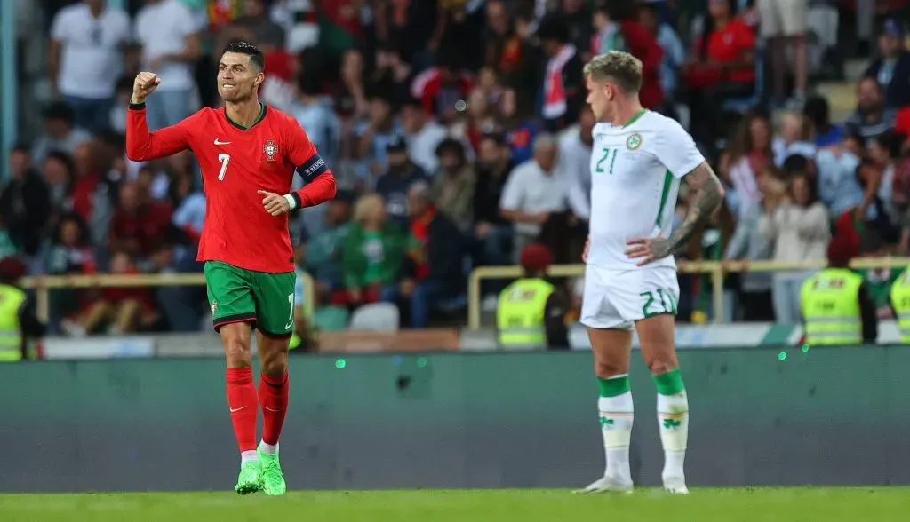 Cristiano Ronaldo celebró un doblete y llena de ilusión a Portugal de cara a la Eurocopa. Foto: IMAGO.