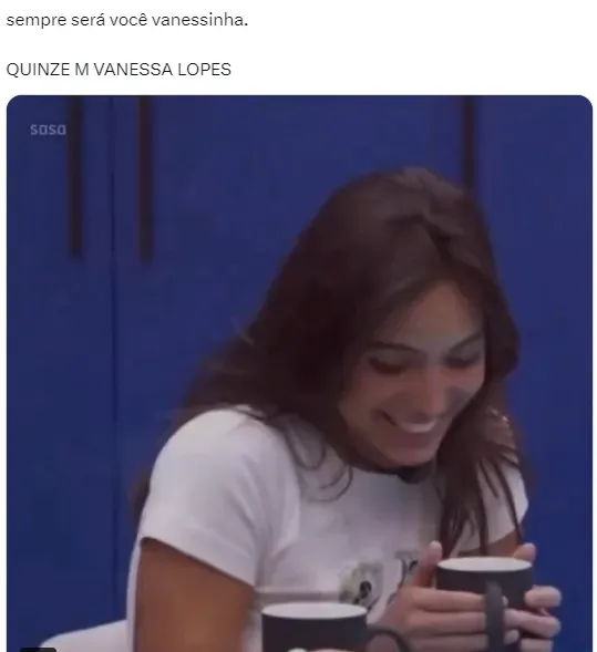Vanessa Lopes é elogiada nas redes sociais