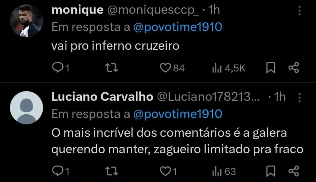 Repercussão via Twitter