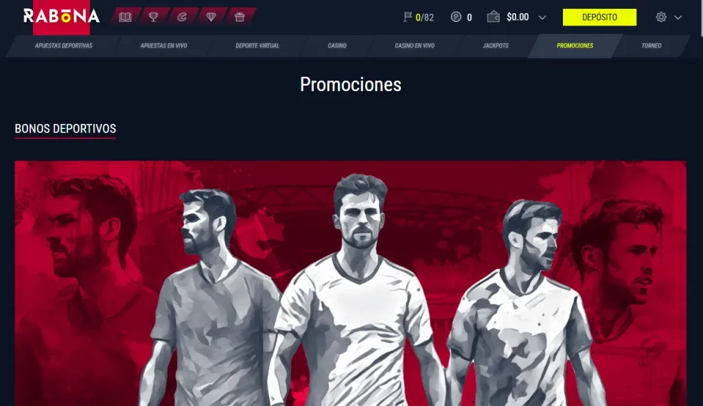 Bono de bienvenida Rabona