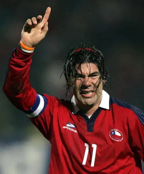 Marcelo Salas en la Roja / Foto: Partidosdelaroja.com