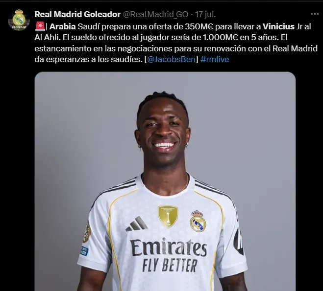 Fuente: @RealMadrid_GO