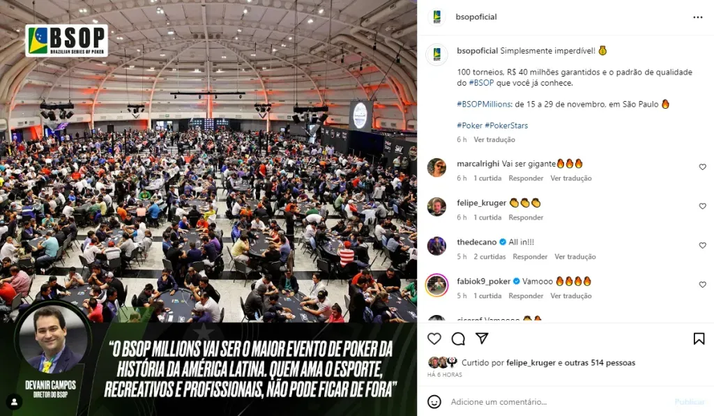 Foto: Reprodução Instagram @bsopoficial