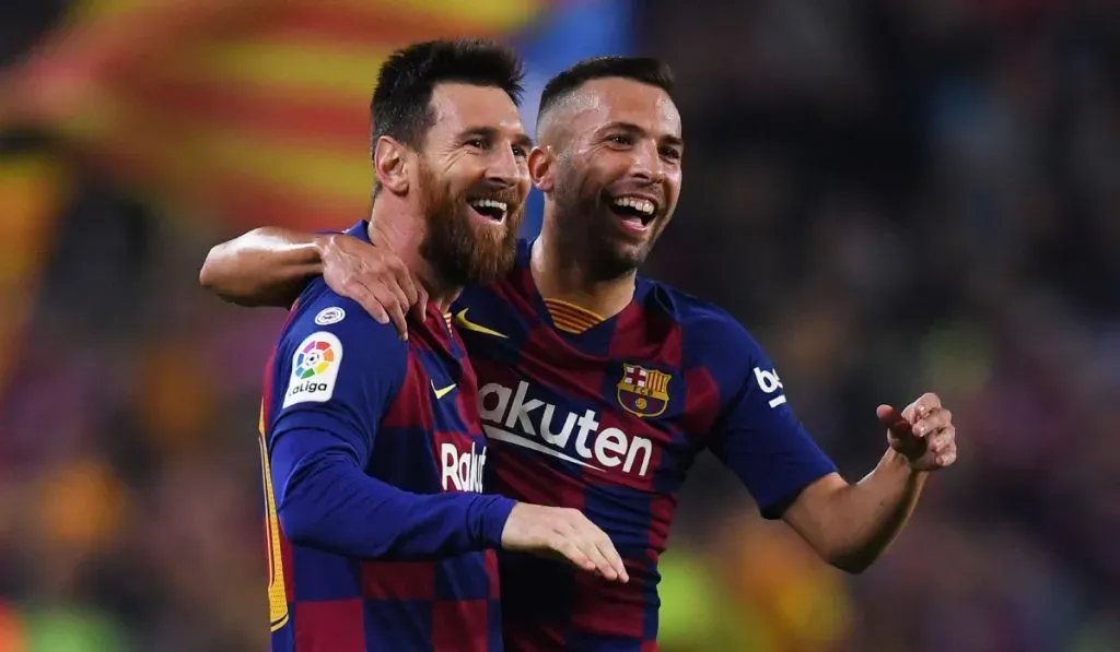 Lionel Messi y Jordi Alba: Getty Images