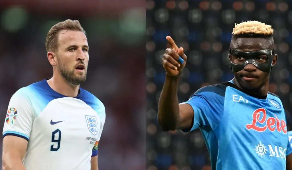 Harry Kane y Victor Osimhen: Getty Images