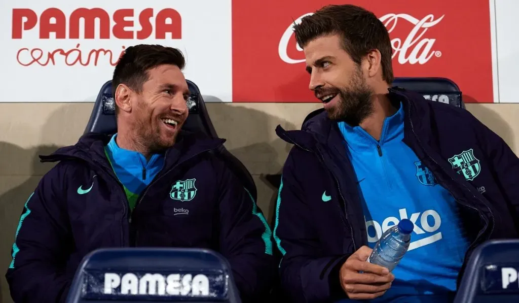 Lionel Messi y Gerard Pique: Getty Images