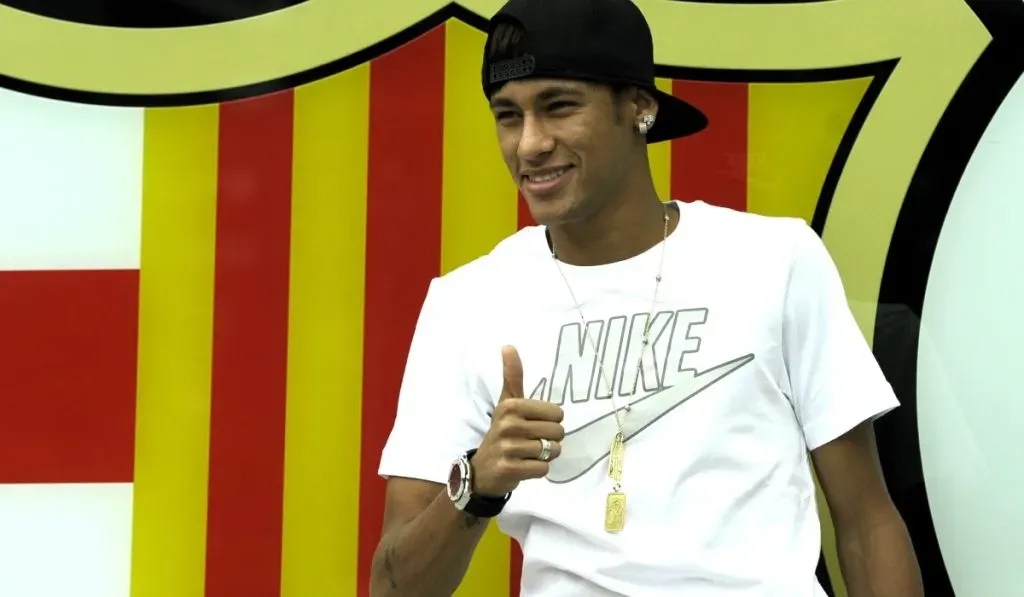 Fichaje de Neymar por Barcelona en el 2013: Getty Images