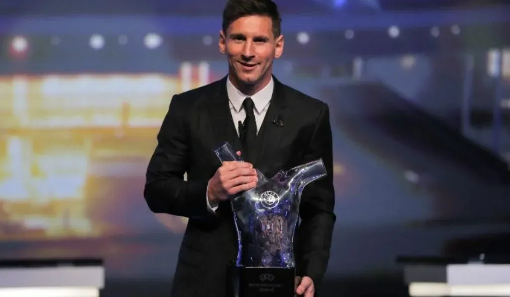 Lionel Messi y el premio a jugador del año de la UEFA: Getty Images