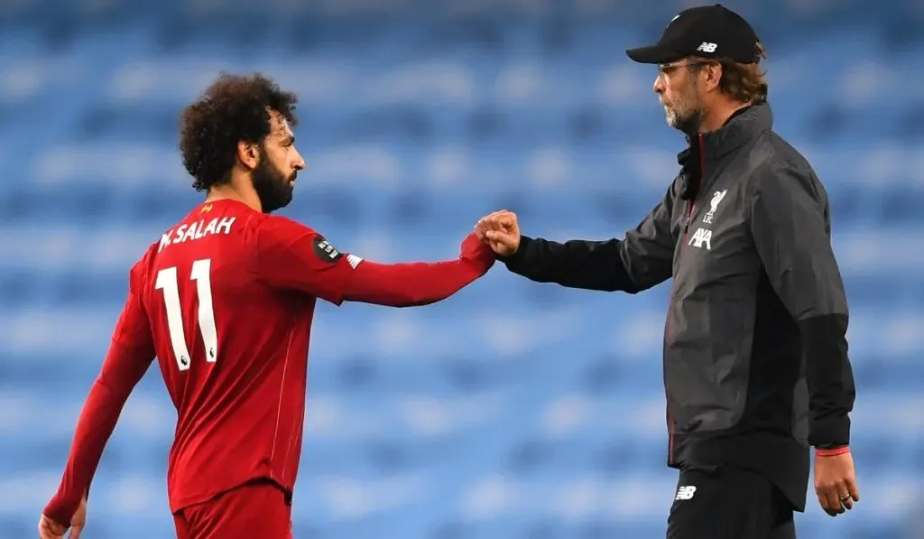 Mohamed Salah y Jurgen Klopp: Getty Images
