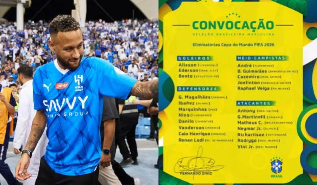 Neymar convocado con Brasil: Getty Images