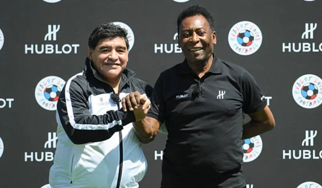 Diego Maradona y Pelé: Getty Images
