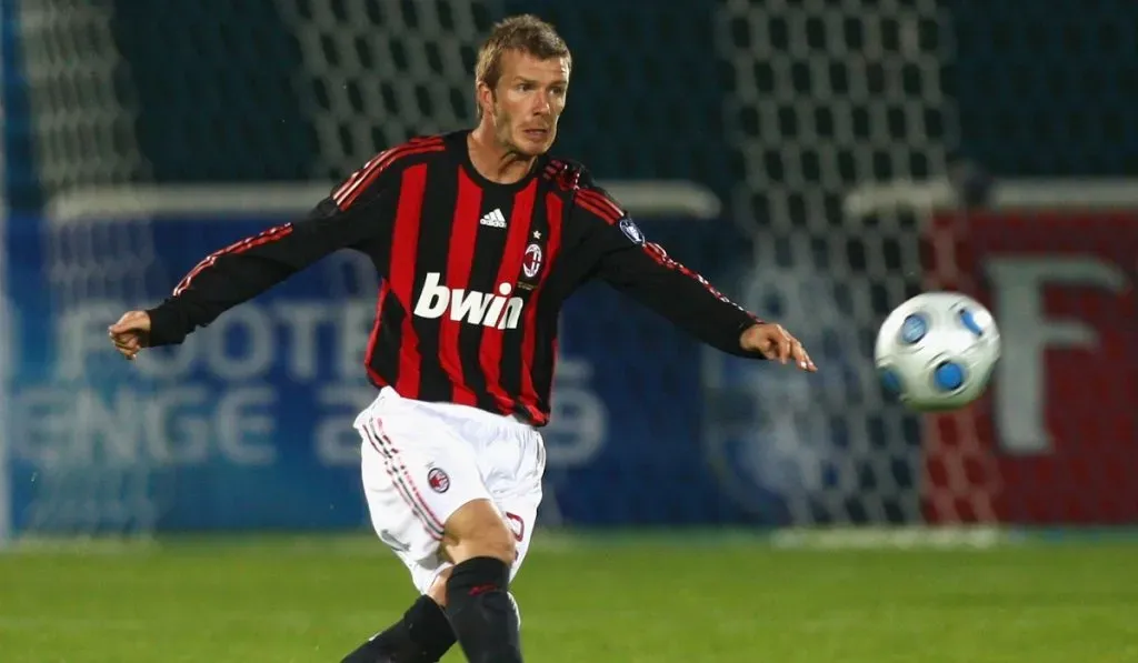 David Beckham en AC Milan: Getty Images