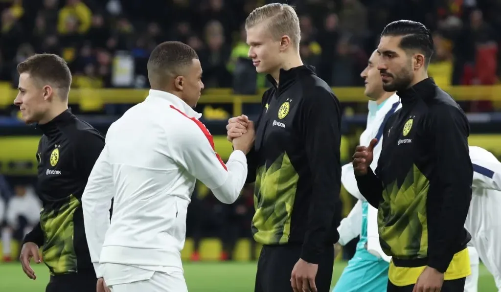 Erling Haaland y Kylian Mbappé: Getty Images