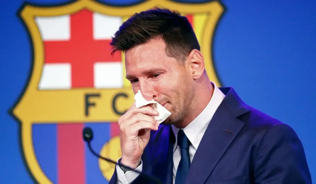 Lionel Messi y su despedida del Barcelona: Getty Images