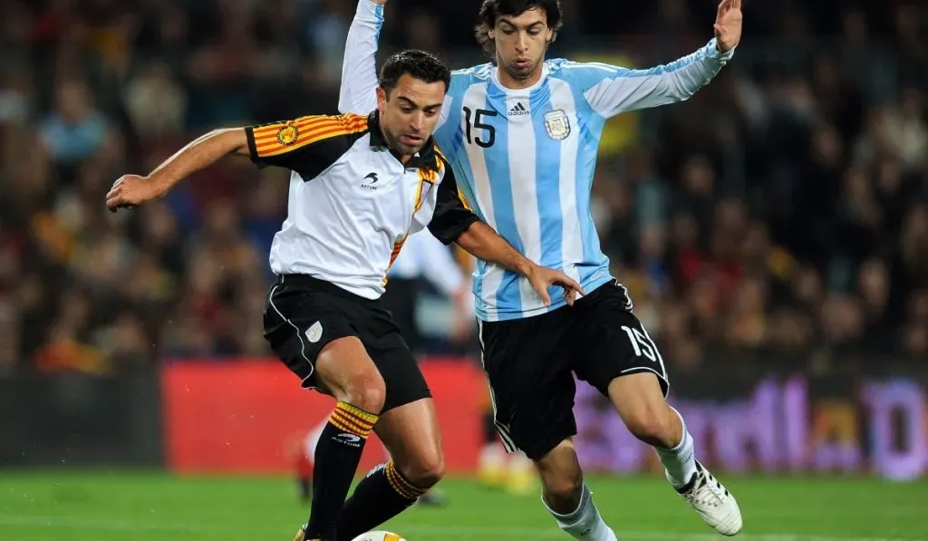 Amistoso entre Cataluña y Argentina en el Camp Nou por el 2009: Getty Images