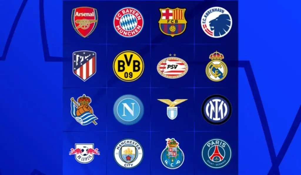 Los clasificados a los octavos de la Champions League: Getty Images