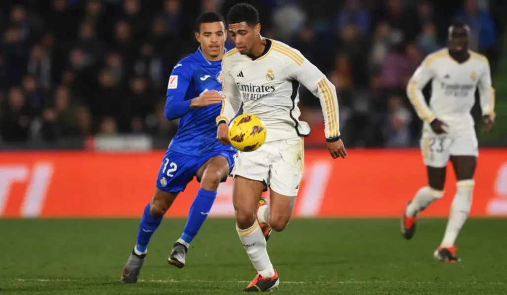 Mason Greenwood y Jude Bellingham en Getafe: Getty Images