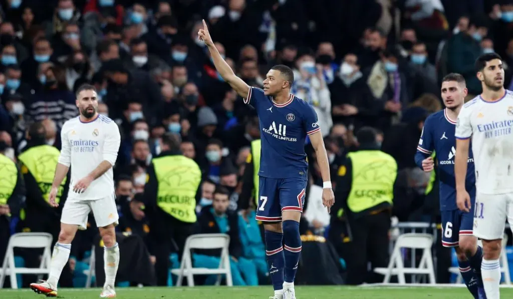 Kylian Mbappé en su último partido por el Santiago Bernabéu: IMAGO