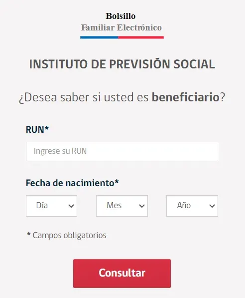 En esta plataforma debes consultar si eres beneficiario.