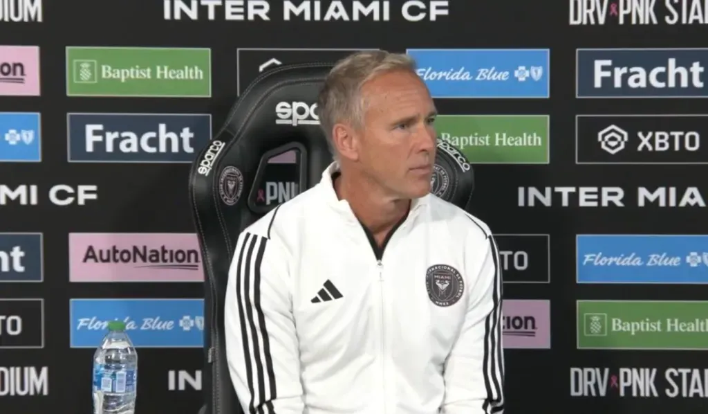 Chris Henderson, director deportivo de Inter Miami.