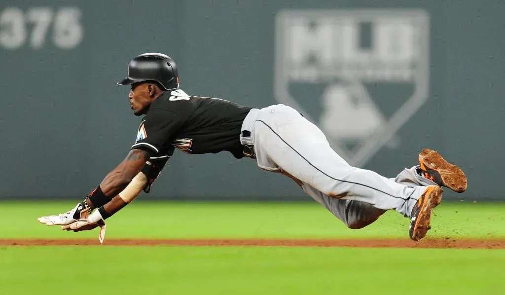 Dee Gordon ha sido el único líder de estafas en las últimas 10 campañas de la MLB, en 2015 y 2017 (Getty Images)