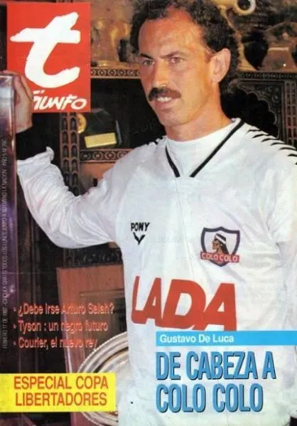 Gustavo de Luca en Colo Colo. Foto: Triunfo.