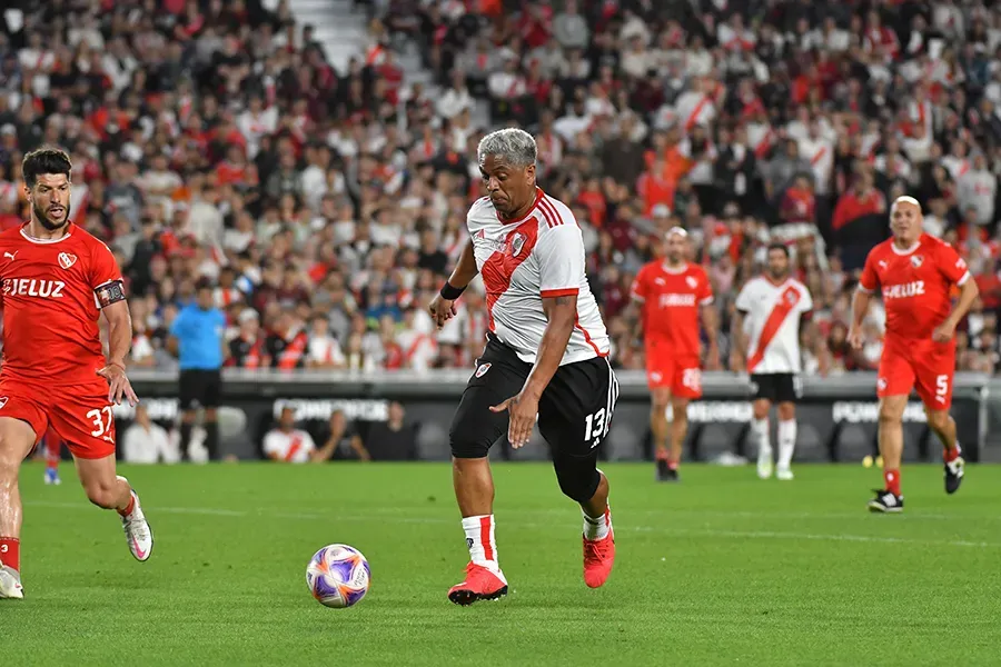 Severino en el Monumental ante Independiente. (Foto: Prensa River).