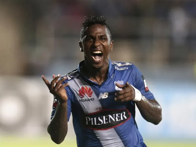 Miller Bolaños fue figura y campeón en el 2015 con Emelec. Foto: Getty.