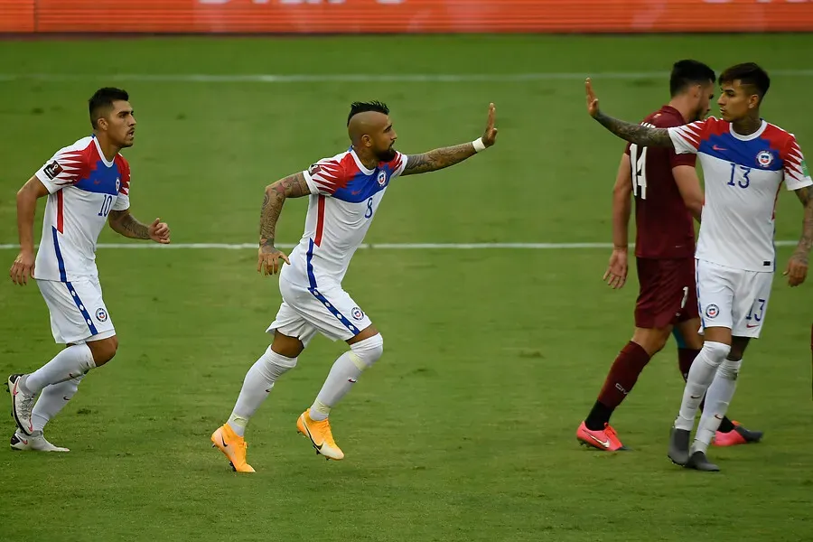 Arturo Vidal, quien no estará presente, fue el último chileno en anotar en Venezuela. | Foto: Matías Delacroix / Photosport