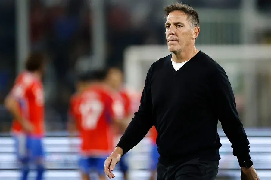 Eduardo Berizzo fue respaldado por Pablo Milad. | Foto: Dragomir Yankovic / Photosport