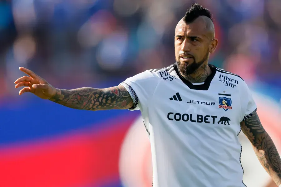 Arturo Vidal y su estado físico para enfrentar a Junior de Barranquilla. Imagen: Andres Pina/Photosport