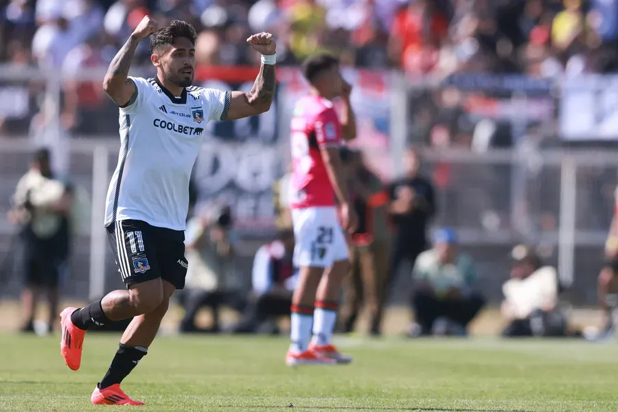 Marcos Bolados fue fundamental en la victoria de Colo Colo Imagen: Felipe Zanca/Photosport