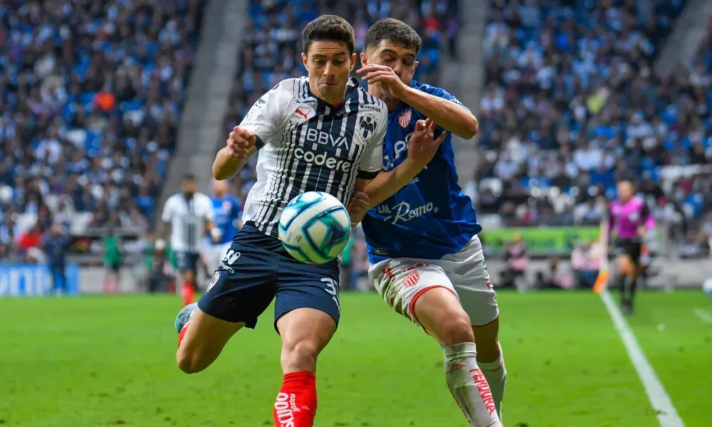 El partido entre Monterrey y Necaxa fue muy disputado