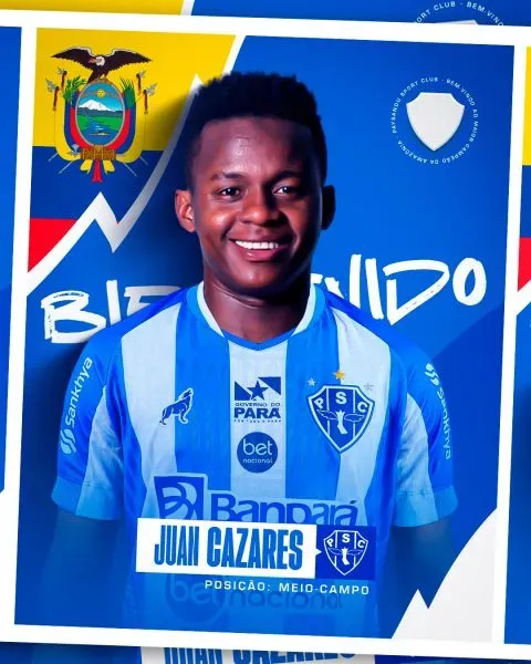 Juan Cazares jugará en Paysandu.