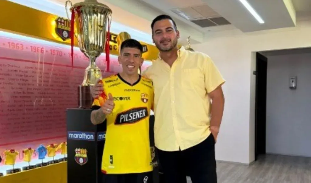 Brian Oyola fue uno de los futbolistas por los que Barcelona SC hizo un esfuerzo económico. Foto: Barcelona.