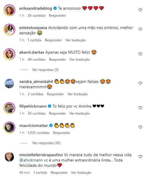 Internautas comentam sobre namoro de Ana Hickmann e Edu Guedes - Foto: Instagram